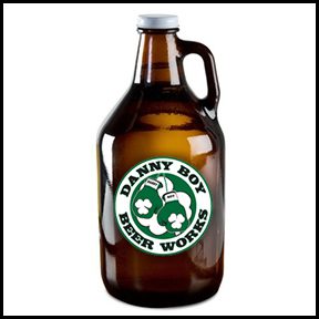 Danny Boy Beer Works Empty Growler